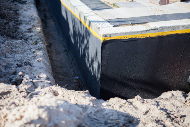 Residential Foundation Crack Repair installation at a Norwood, NY home by SJ Waterproofing Pros